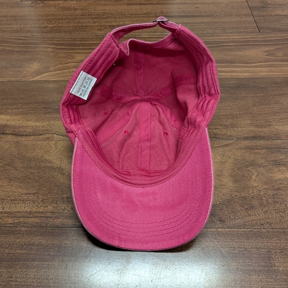 Pink Cat Embroidered Cap - Picture 6 of 8